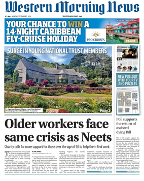 Cover of Western Morning News