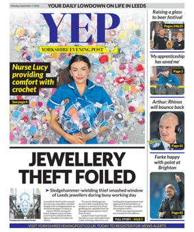 Cover of Yorkshire Evening Post