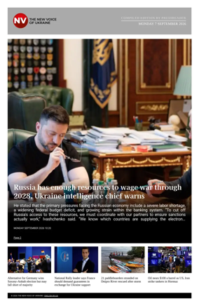 Cover of The New Voice of Ukraine