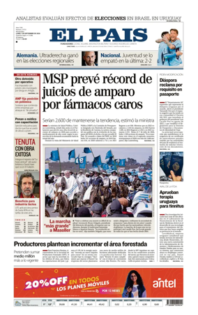 Cover of El Pais (Uruguay)