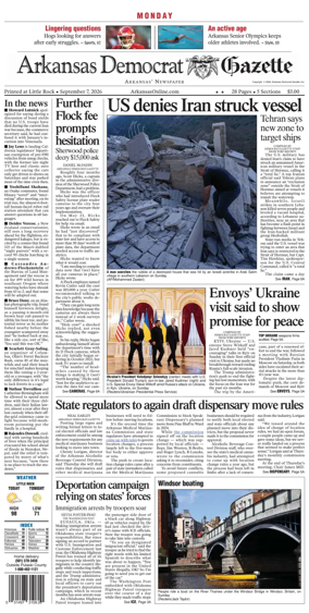 Cover of Arkansas Democrat-Gazette
