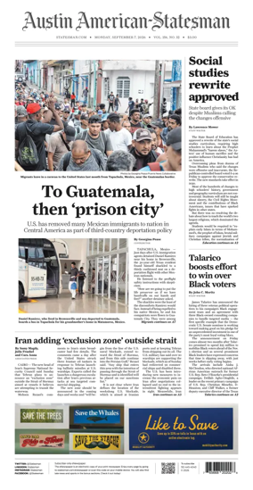 Cover of Austin American-Statesman