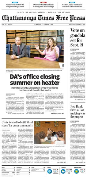 Cover of Chattanooga Times Free Press
