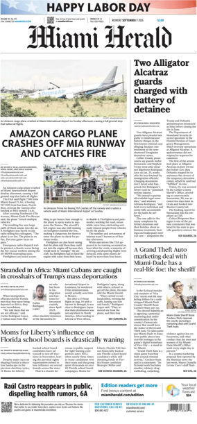Cover of Miami Herald