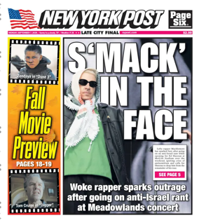 Cover of New York Post