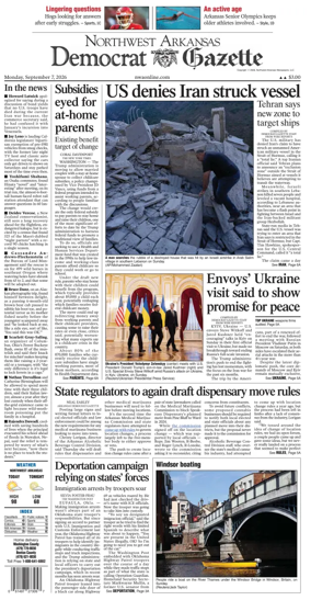 Cover of Northwest Arkansas Democrat-Gazette
