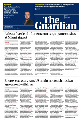 Cover of The Guardian (USA)