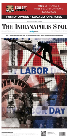 Cover of The Indianapolis Star