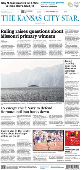 Cover of The Kansas City Star