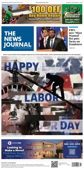 Cover of The News Journal