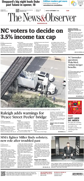 Cover of The News & Observer