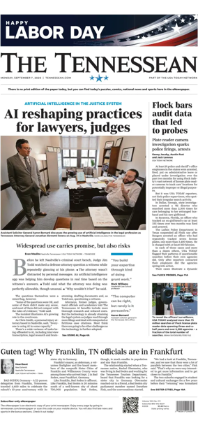 Cover of The Tennessean