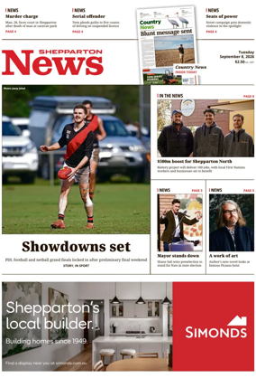 Cover of Shepparton News