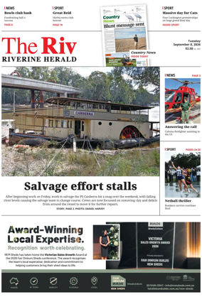 Cover of The Riverine Herald