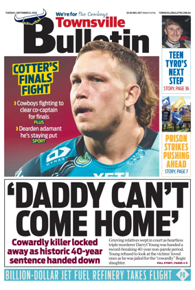 Cover of Townsville Bulletin