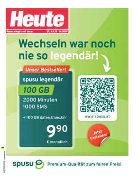 Cover of Heute - Niederosterreich Ausgabe