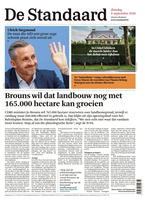 Cover of De Standaard