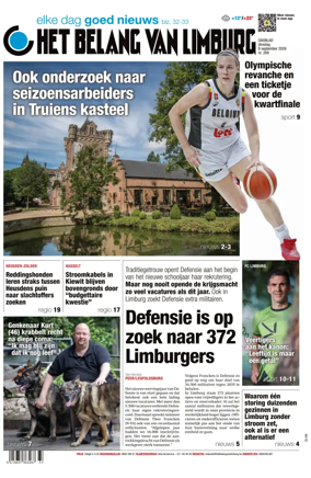 Cover of Het Belang van Limburg