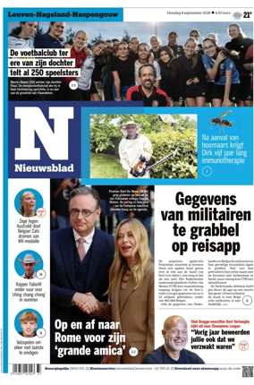 Cover of Het Nieuwsblad