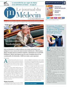 Cover of Journal du Medecin (French)
