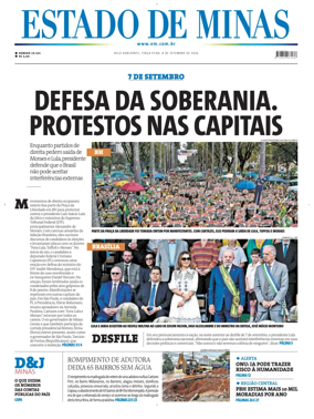 Cover of Estado de Minas (Brazil)