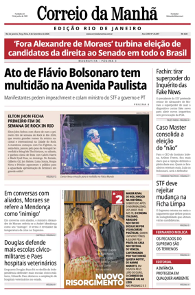 Cover of Jornal Correio da Manha