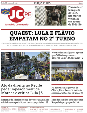 Cover of Jornal do Commercio