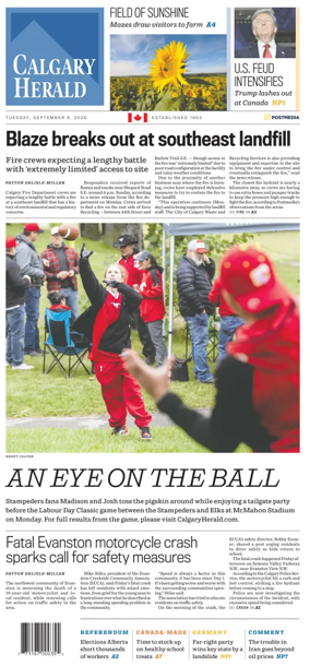 Cover of Calgary Herald