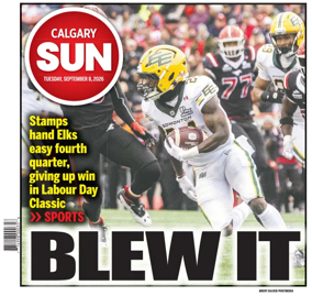 Cover of Calgary Sun