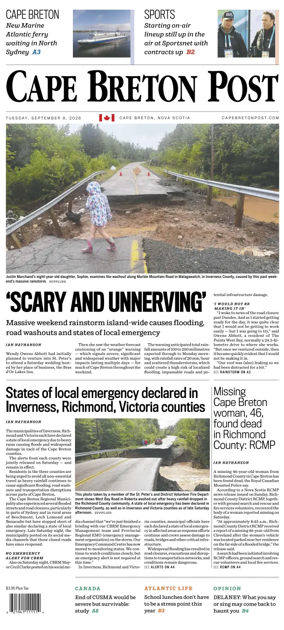 Cover of Cape Breton Post