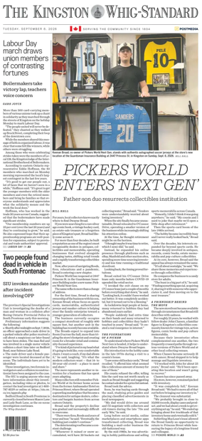 Cover of Kingston Whig-Standard