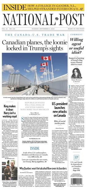Cover of National Post - (National Edition)