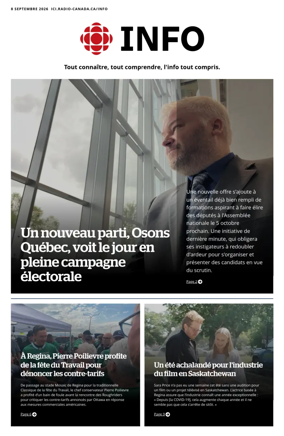 Cover of Radio-Canada Info