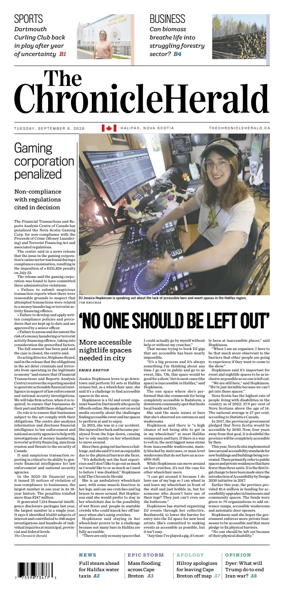 Cover of The Chronicle Herald (Provincial)