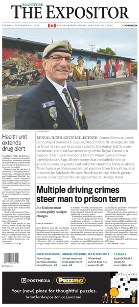 Cover of The Expositor (Brantford)