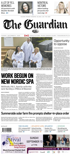 Cover of The Guardian (Charlottetown)