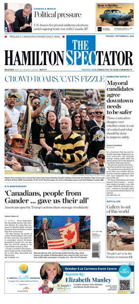 Cover of The Hamilton Spectator