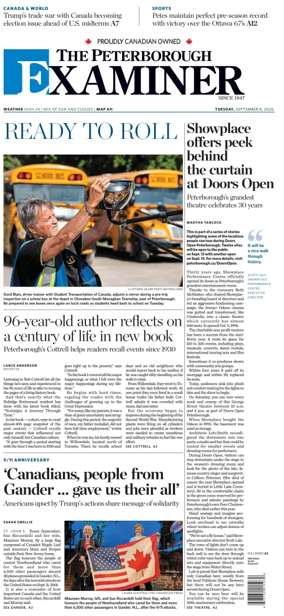 Cover of The Peterborough Examiner