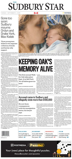 Cover of The Sudbury Star