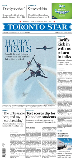 Cover of Toronto Star