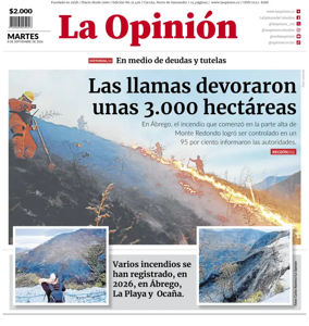 Cover of La Opinion
