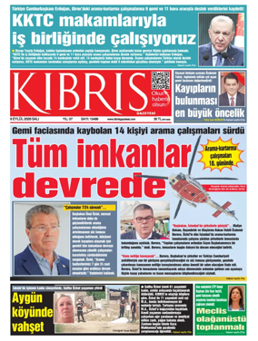 Cover of Kibris Gazetesi
