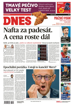 Cover of Dnes Prague Edition