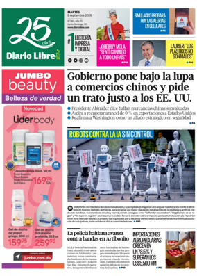 Cover of Diario Libre (Republica Dominicana)