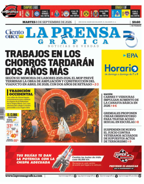Cover of La Prensa Grafica