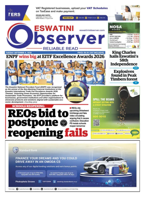 Cover of Eswatini Observer