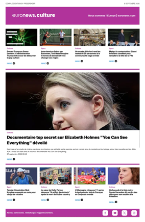 Cover of Euronews Culture (French)