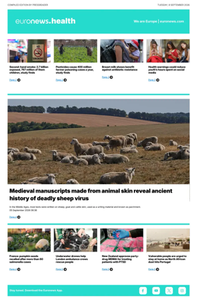 Cover of Euronews Health (English) Compiled Edition
