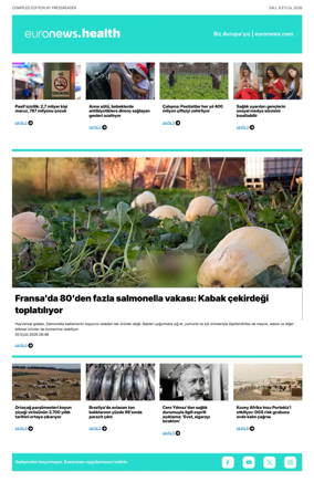 Cover of Euronews Health (Turkish) Compiled Edition