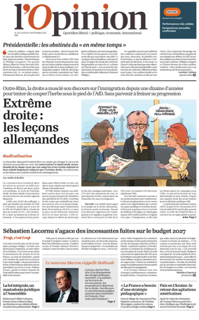 Cover of L'Opinion